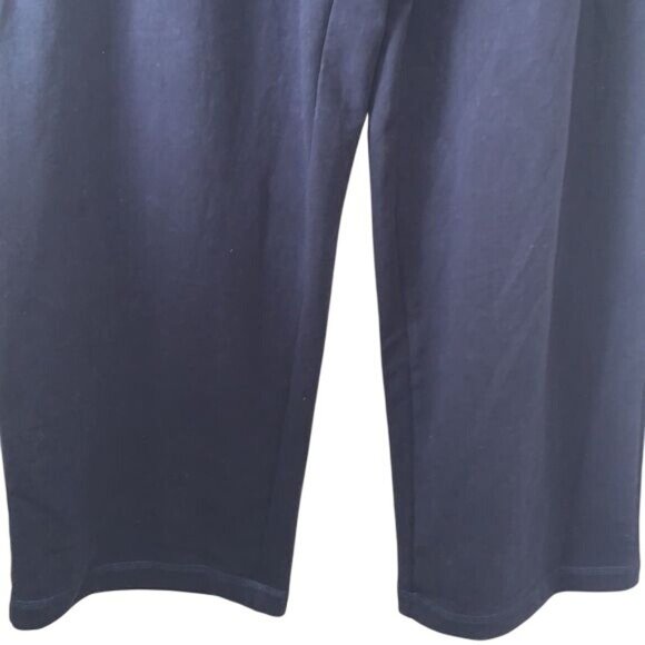 Danskin Now XL/XXL Womens Navy Blue Wide-Leg Lounge Pants With Drawstring Waist - Picture 4 of 7